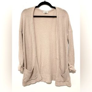 Blush Pink Knit Cardigan